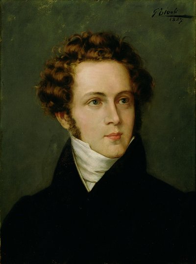 Porträt von Vincenzo Bellini, 1887 von Italian School